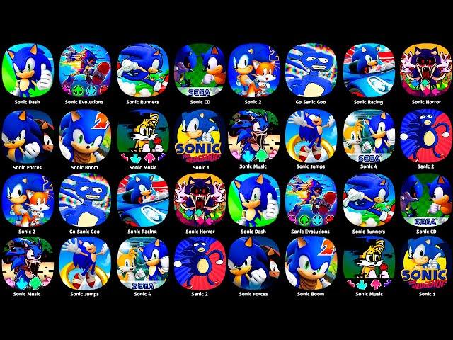 Sonic 1,Sonic 2,Sonic Dash,Sonic Forces,Sonic Dash 2,Go Sanic Goo,Sonic CD Classic,Sonic Hedgehog 4