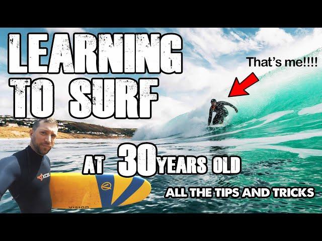 LEARNING to SURF at 30 YEARS OLD - all the TIPS and TRICKS - enricotakeoffphotography