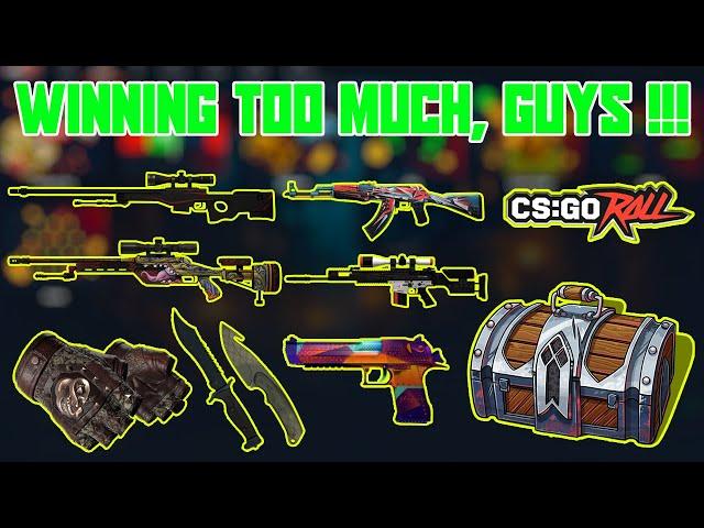 CSGOROLL LVL 100 OPENING | #day44 | WINNING TOO MUCH, GUYS !!!