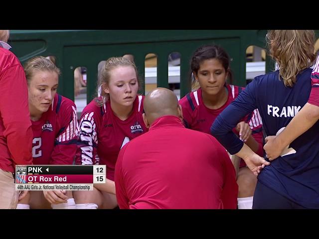 2017 AAU Volleyball Nationals - 15 Open Final (PNK 15 vs. OT 15 S Rox Red)