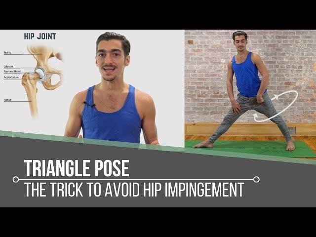 Triangle Pose: A Trick to Avoid Hip Impingement in Yoga