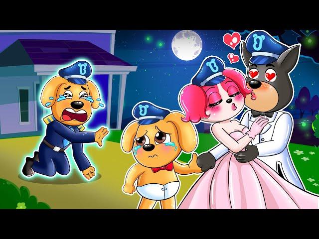 Papillon, Please Don't Leave Me - Papillon Marries Dobie!? - Sheriff Labrador Animation