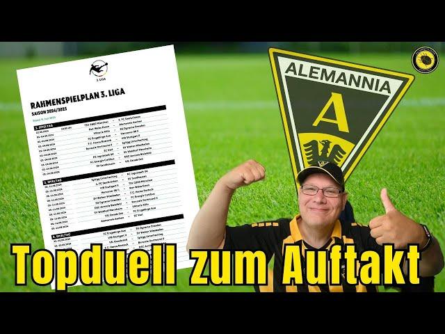 Der offizielle Spielplan ist raus | Knaller am 1. Spieltag | Alemannia Aachen
