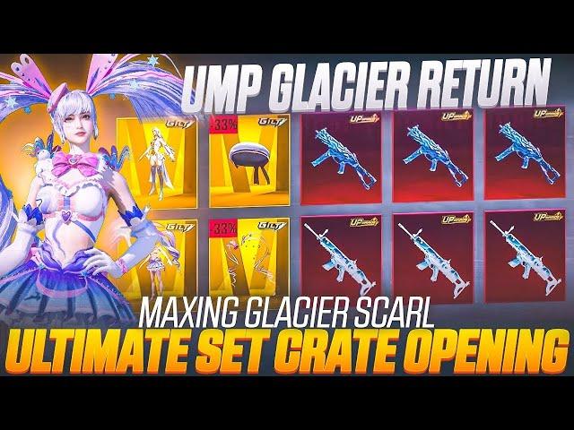 Glacier Scarl | SnowStar SweetHeart Ultimate Spin | Glacier Ump Is Back | SCARL CRATE OPENING | BGMI