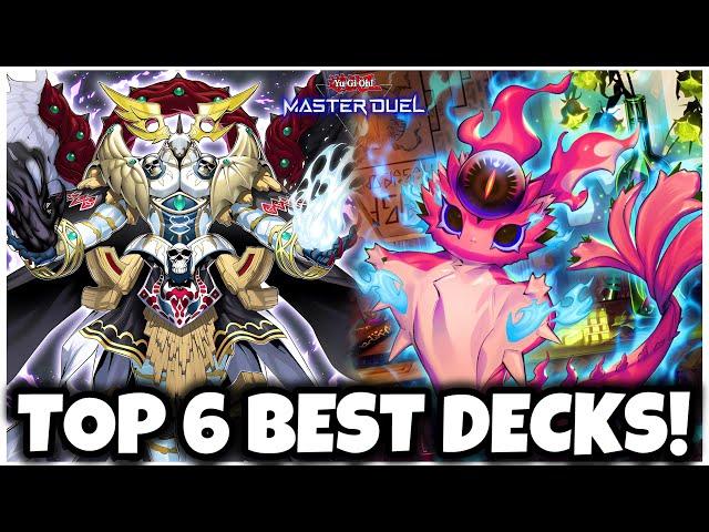 TOP 6 BEST DECKS in MASTER DUEL!