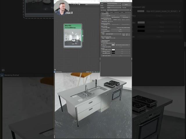Чек-лист "Эффектные рендеры 3d-модели на белом фоне" #3dsmax #3dmodeling #3dmax #tutorial3d #3d