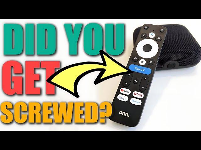 DID WALMART SCREW YOU OVER? New Details On Walmart's Onn 4K PRO Streaming Device Remote