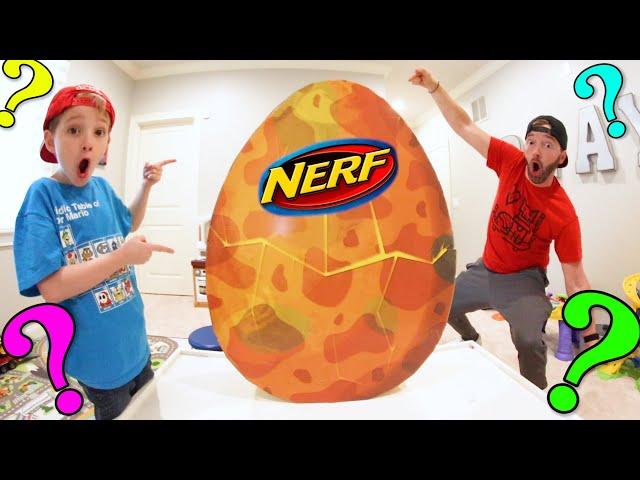 Father & Son TOY BOX SUPER SURPRISE! / DinoSquad NERF