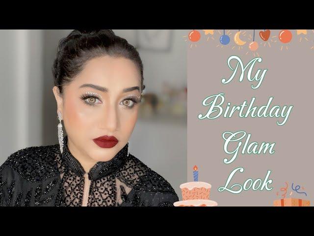 My Birthday Glam | Black & Silver Party Look 