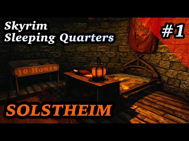Solstheim   Skyrim Sleeping Quarters #1  10 Hours  -  Skyrim Inspired  - Ambience / White Noise