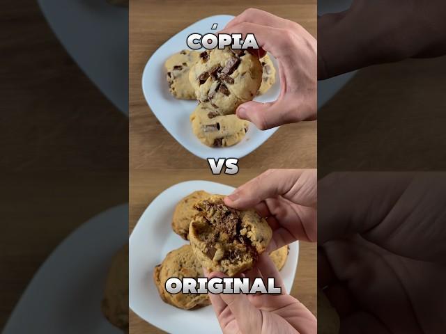 CÓPIA VS ORIGINAL- COOKIES #doces #receitafacil #sobremesa #receita #doce