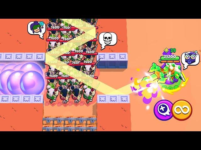 999 KENJI vs INFINITE HYPERCHARGE SUPERS BROKEN  Brawl Stars 2024 Funny Moments, Fails ep.1564