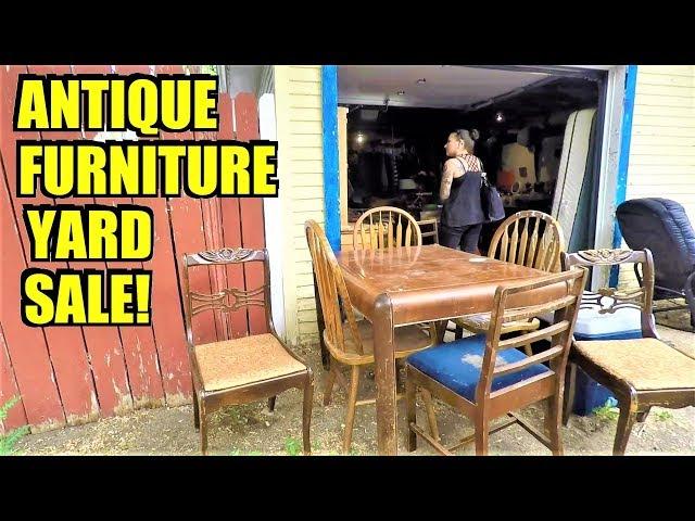 Ep207: A GREAT DEAL ON AN ANTIQUE HOOSIER! - The ORIGINAL GoPro Garage Sale Vlog!