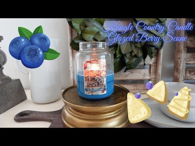 Kringle Country Candle Review: Glazed Berry Scone