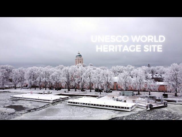 Suomenlinna Fortress in Winter - Unesco World Heritage Site FINLAND