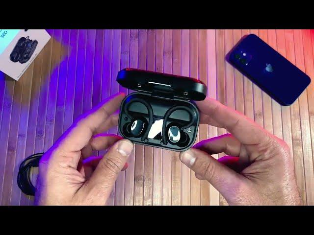 Tiksounds Q25  YouTube Wireless Led Display Earphones Video