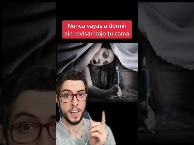 Nunca vayas a dormir sin revisar bajo tu cama!  #shorts