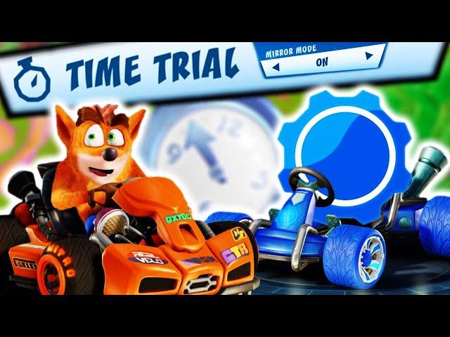 Crash Team Racing Nitro-Fueled - All Beenox Ghosts in Mirror Mode | Unlock Master Wheels