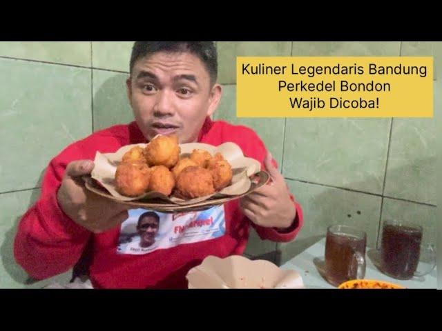 Kuliner Malam Legendaris Bandung Perkedel Bondon Stasiun Selatan, Lezatnya Tak Tertandingi!