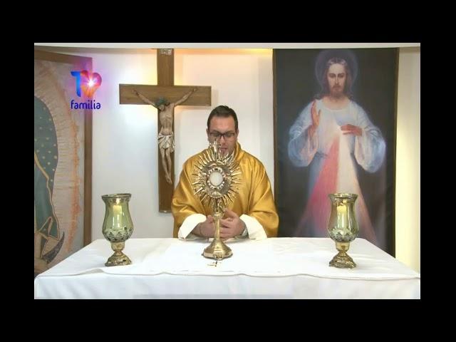 SANTA MISA  HOY PADRE ENRIQUE YANES en directo de TVFAMILIA