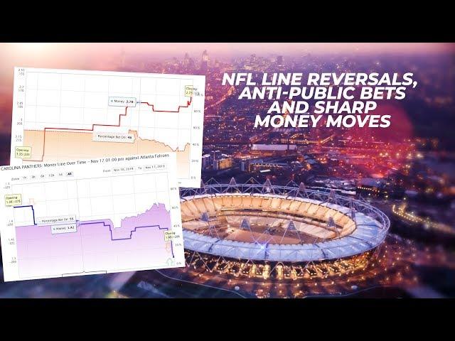 NFL Line Reversals, Anti-Public Bets and Sharp Money Moves