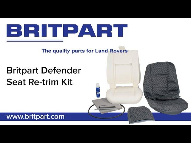 Britpart Defender Seat Re-Trim Kit Instructions