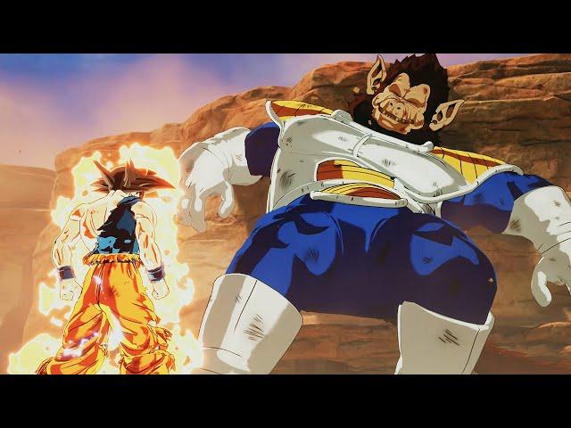 DRAGON BALL Sparking ZERO - Goku goes Super Saiyan against Vegeta early (HD)