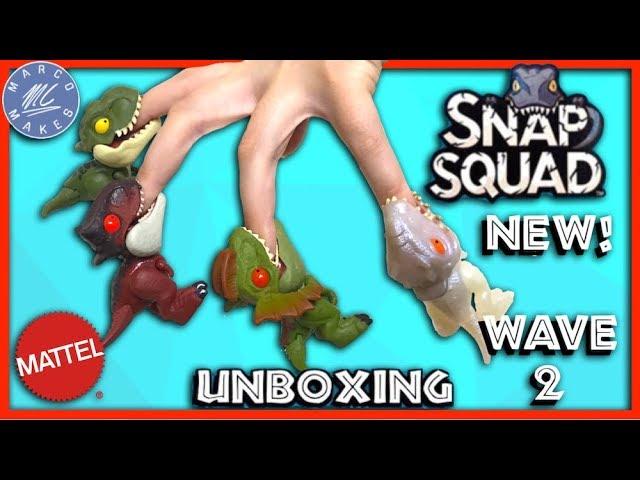 WAVE 2! Mattel Jurassic World Snap Squad Unboxing #snapsquadgoals