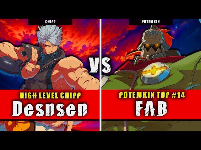 GGST | Densen (Chipp) VS FAB (Potemkin) | Guilty Gear Strive High level gameplay