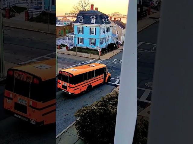 School bus runs a stop sign violating a city ordinance #violation #bus