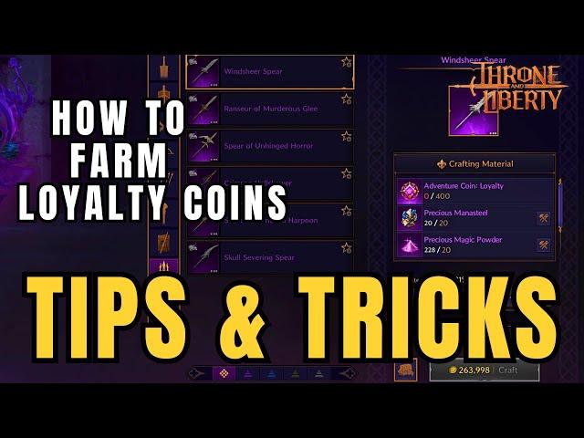 Throne and Liberty - How To Get Adventure Coins Loyalty - Best Tips & Tricks New Update Talandre