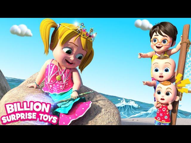 Ibu merias Putri Duyung Kecil | Kids Beach Time Stories