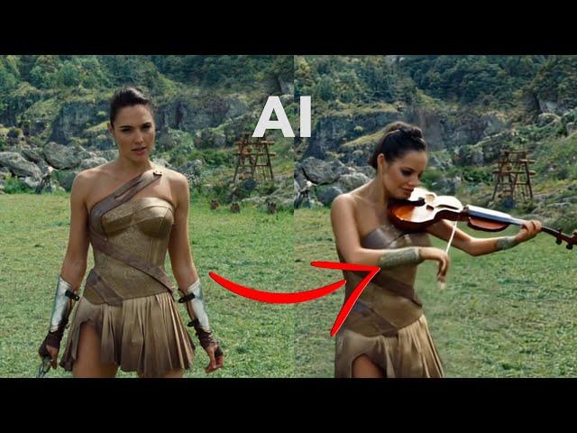 WTF AI - AI rewrite superhero movies #marvel #dc #ai #fyp #movie #avengers #deadpool #funny