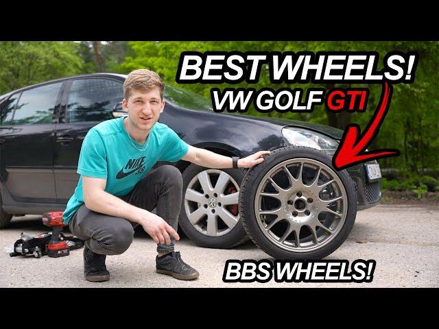 The BEST Wheels for a VW GOLF GTI? BBS CH025 | MY VW GOLF GTI GETS NEW WHEELS!