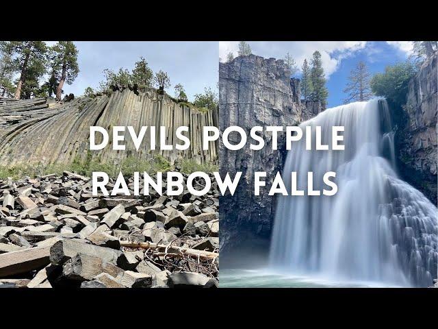 Devils Postpile to Rainbow Falls Trail Mammoth Lakes California Devils Post Pile National Monument