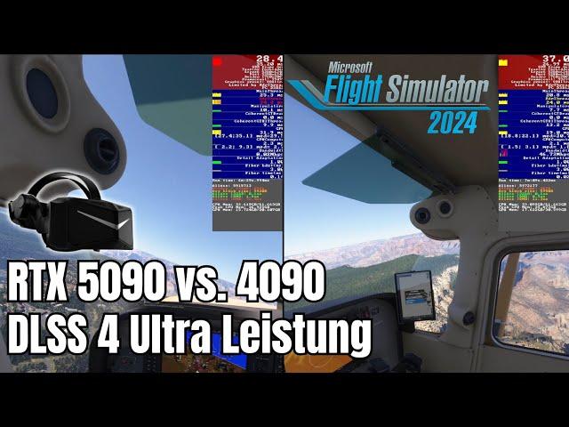 MSFS 2024 VR - 5090 vs. 4090 - DLSS 4 Ultra Leistung - Pimax Crystal