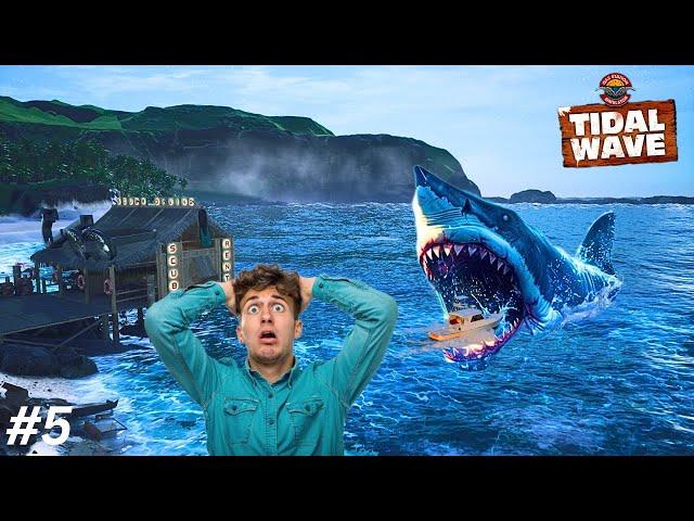 DANGEROUS SHARK ATTACK ON MY GAS STATION | GAS STATION SIMULATOR TIDAL WAVE GAMEPLAY #5