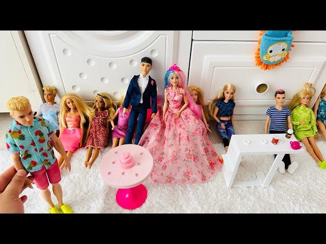 Barbie ve ken evlenirken Barbie düğünden kaçıyor