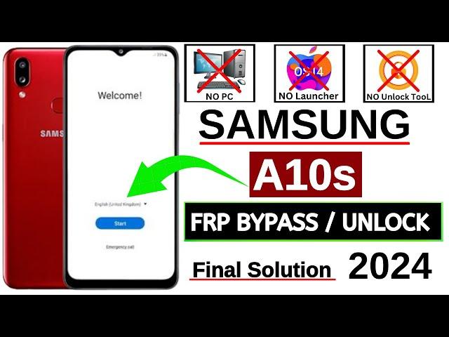 Samsung A10S FRP Bypass 2024 Android 11 | SM-A107F/DS Reset Google Account | FRP Unlock Without PC