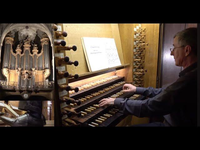 J.S. Bach Praeludium und fuge Es-dur BWV 552 Christophe Mantoux à l'orgue de St-Séverin, Paris