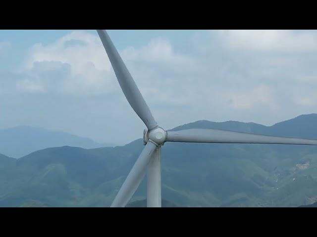 #风力发电 航拍泗洲山大风车2021年10月7日 #megastructure #china_photography_tiktok #windenergy