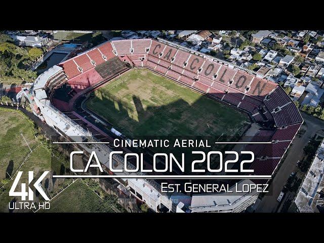 【4K】 Estadio Estanislao Lopez from Above  CLUB ATLETICO COLON 2022  Cinematic Wolf Aerial™ Film