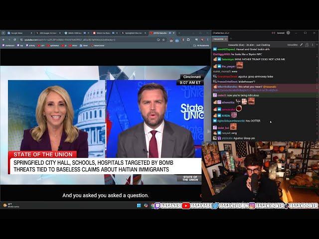 JD Vance Humiliated by Dana Bash on State of the Union- Hasan Reacts