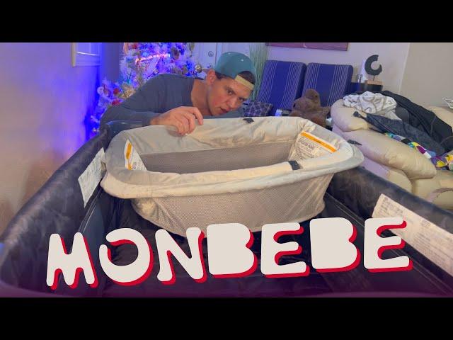 Monbebe Flex Deluxe Baby Play Yard with Bassinet / Unboxing & Putting Together - The Cookin' Camper