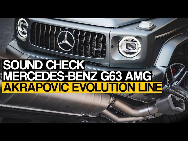 [SOUND CHECK] G63 AMG Installs Akrapovic Exhaust - REVS & DRIVING !