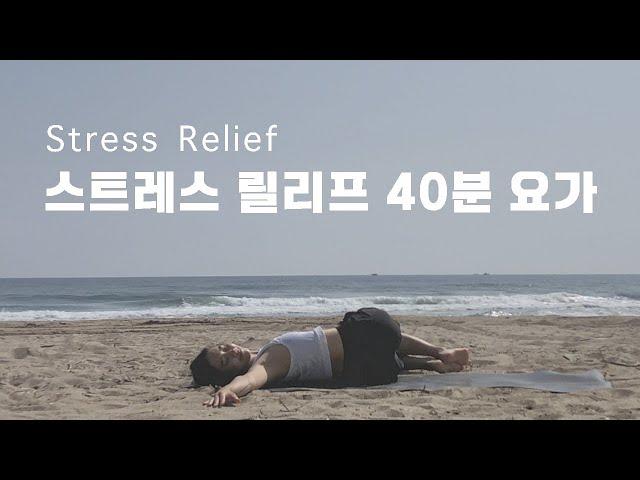 스트레스 릴리프 요가 | Stress Relief | 해변 요가 | 빈야사 요가 |