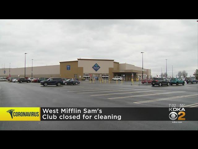 West Mifflin Sam's Club Closes For Cleaning