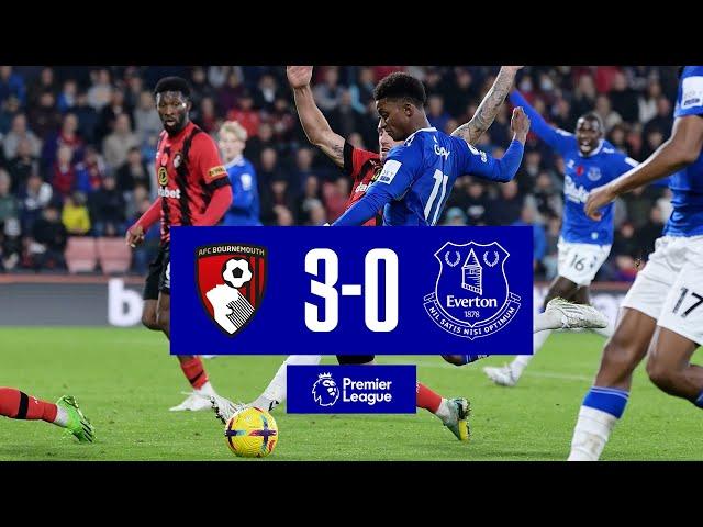 PREMIER LEAGUE HIGHLIGHTS: AFC BOURNEMOUTH 3-0 EVERTON