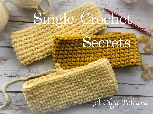 Single Crochet Secrets, Beginners MUST WATCH  How to Crochet, Crochet Video Tutorial