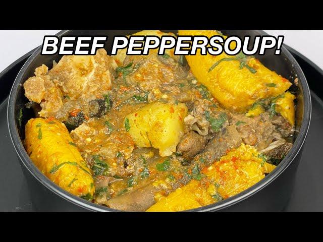 HOW TO MAKE PEPPER SOUP | BEEF PEPPER SOUP